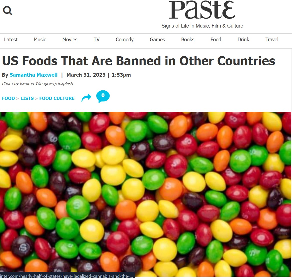 US Foods That Are Banned in Other Countries